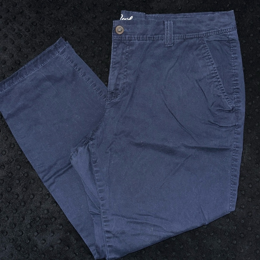 Old Navy Women’s chinos, ankle length, navy, size 16